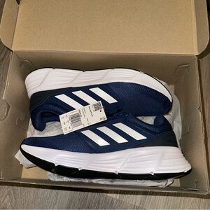 NIB ADIDAS GALAXY 6M Navy Blue Sneakers Super Comfy Mens Size 10